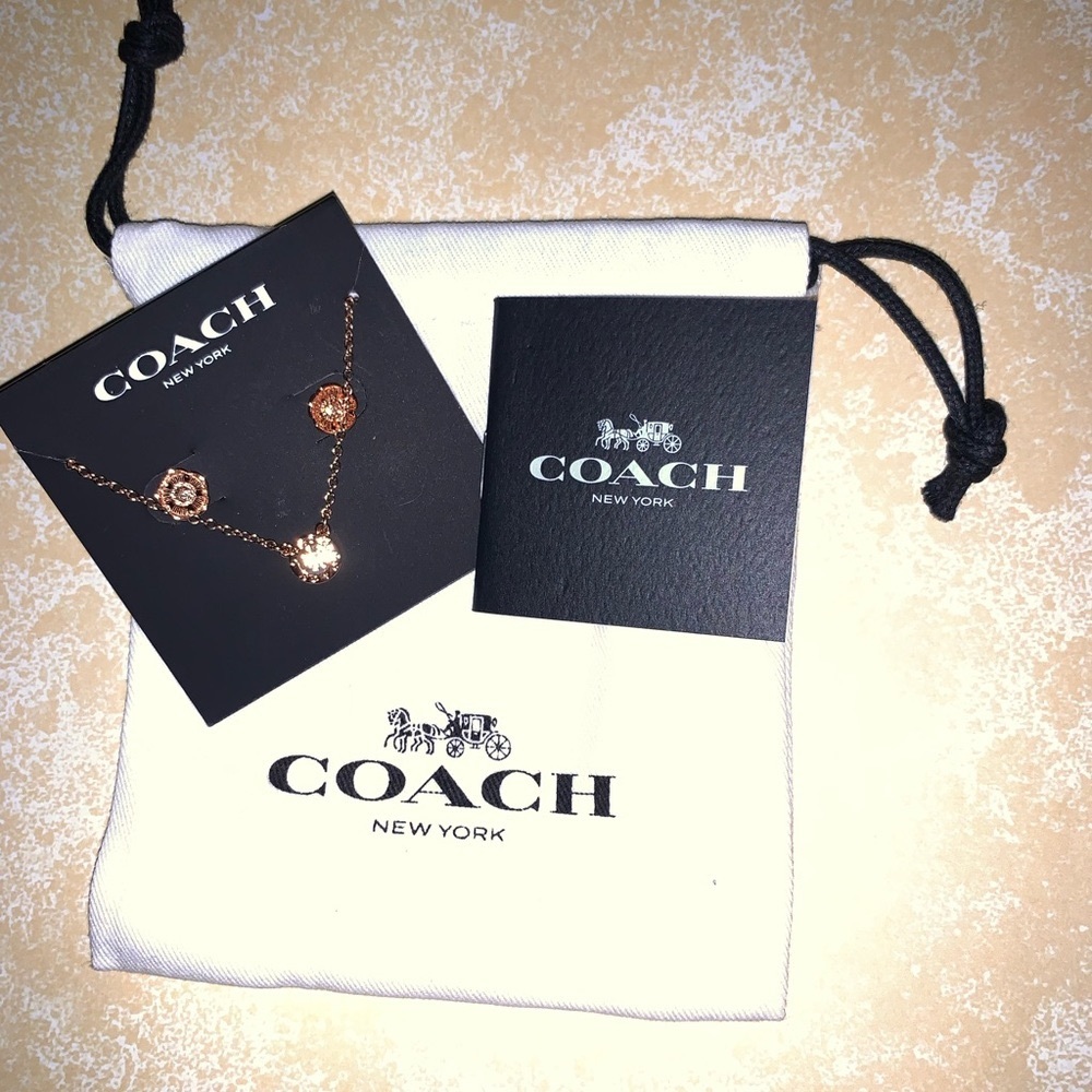 COACH NWT necklace & earrings